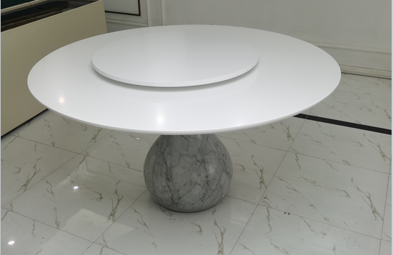 marble table