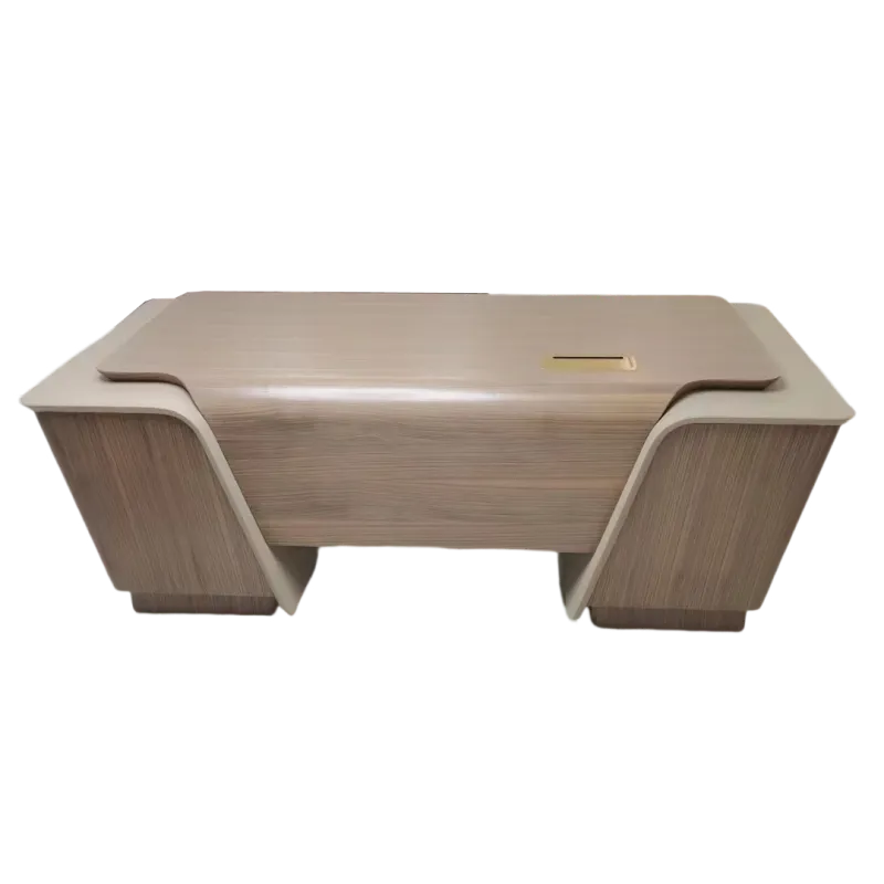 Wooden Huge Modern Desk Luxurious British-style Office Desk Study Desk