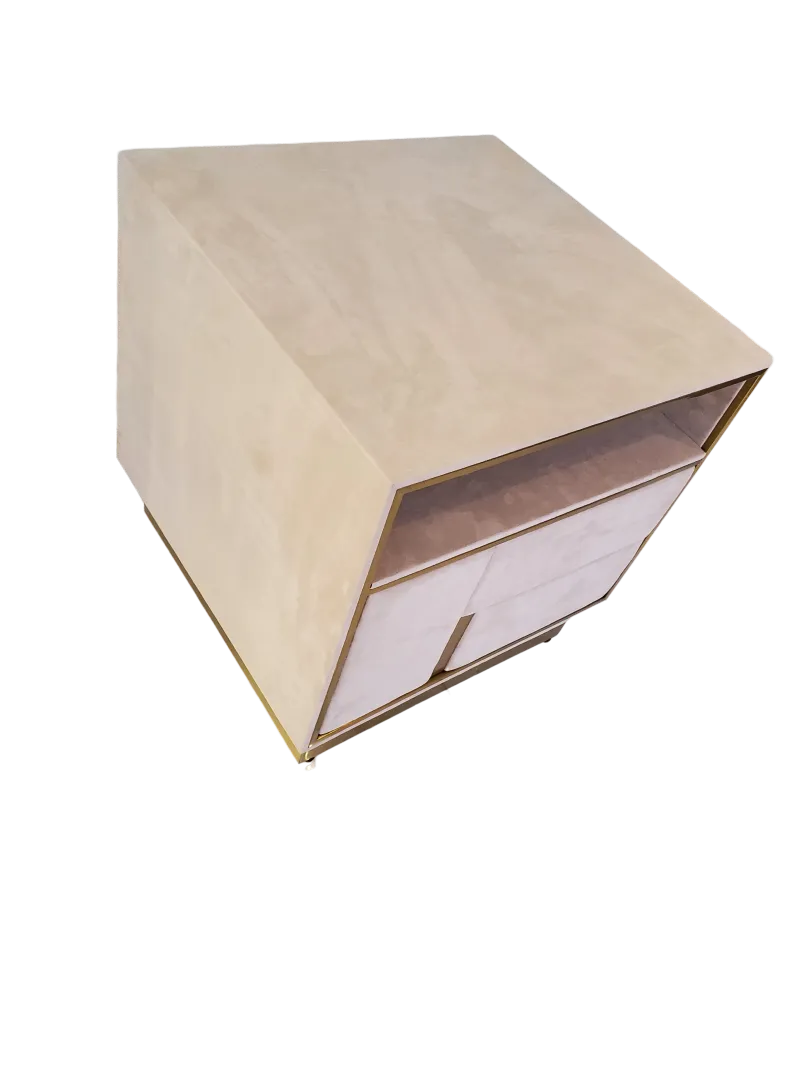 Mesita de noche moderna, mesa de noche de alta calidad de estilo europeo, dormitorio