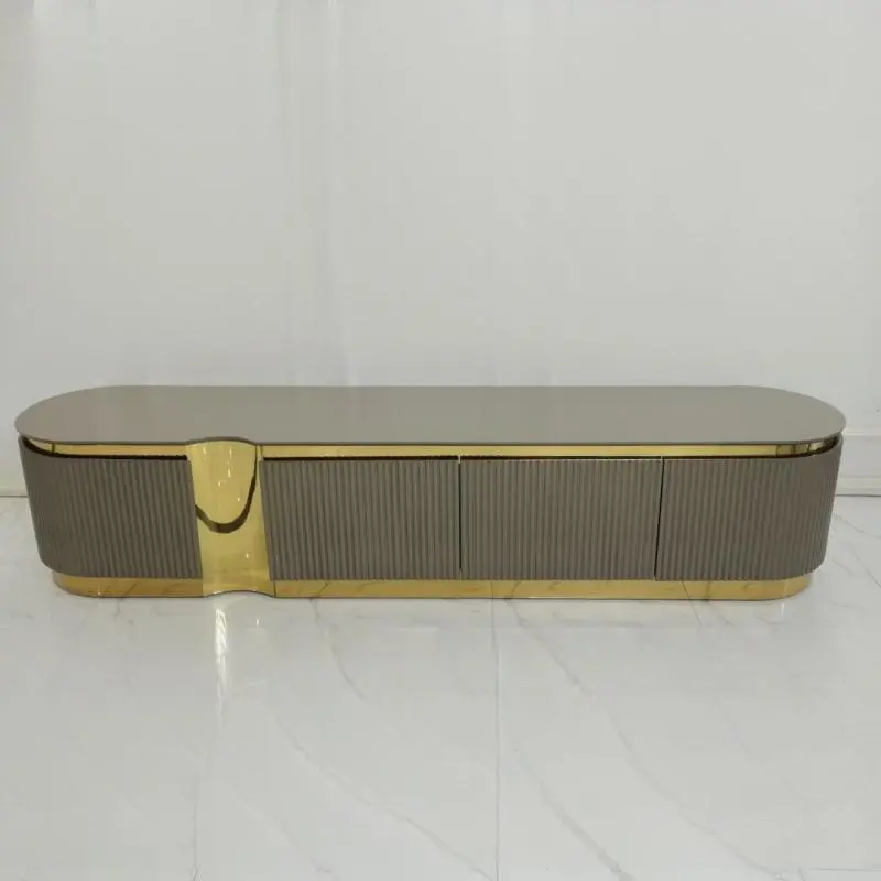 Luxurious Dining Wooden Mable sideboard European-style Cabinet Side Cabinet