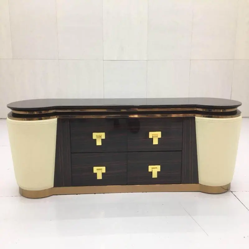 Wooden Luxurious Classical Entrance console sideboard Cabinet Side Cabinet