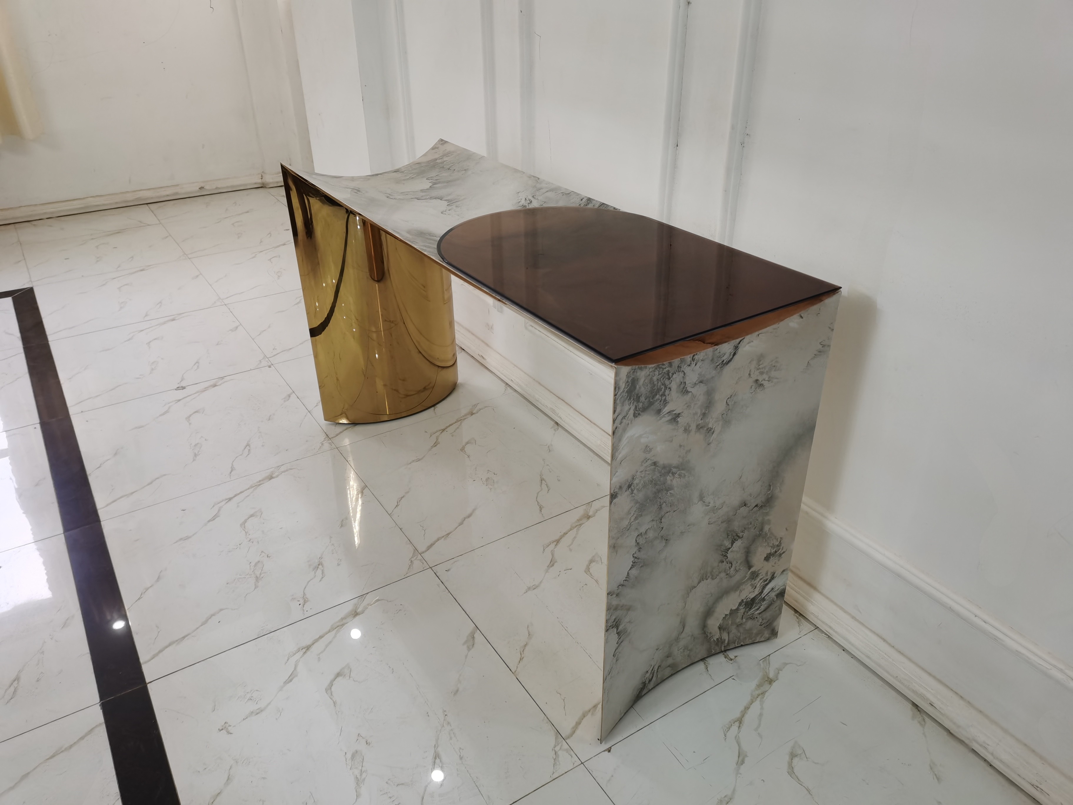 acrylic entrance table