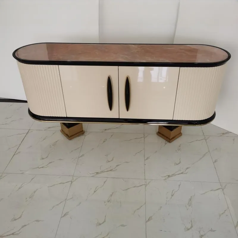 Muebles de palacio de villa, muebles reales de estilo barroco, diseño de gabinete con cajones