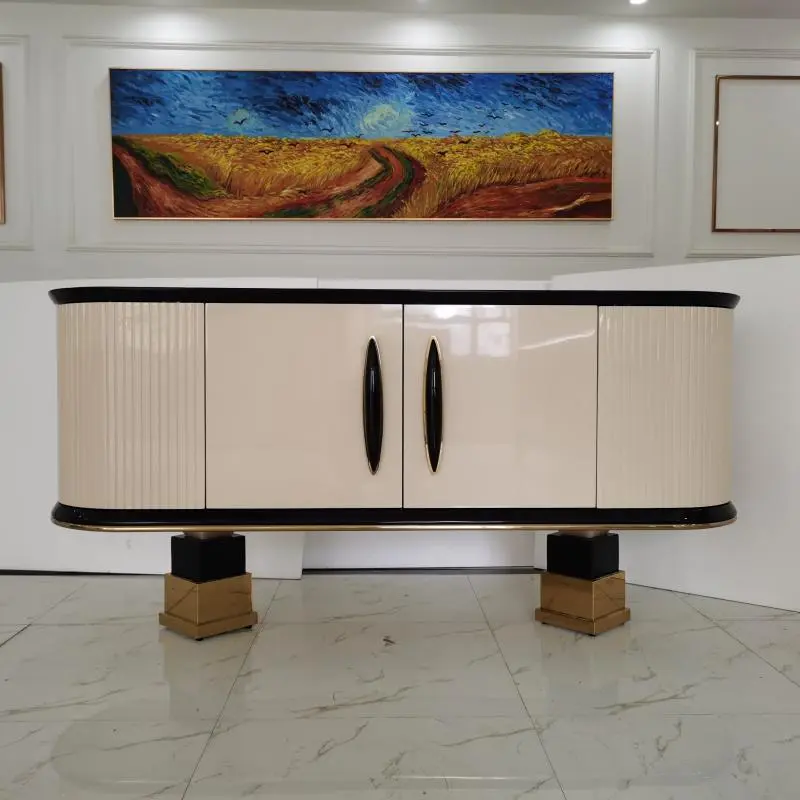 Muebles de palacio de villa, muebles reales de estilo barroco, diseño de gabinete con cajones