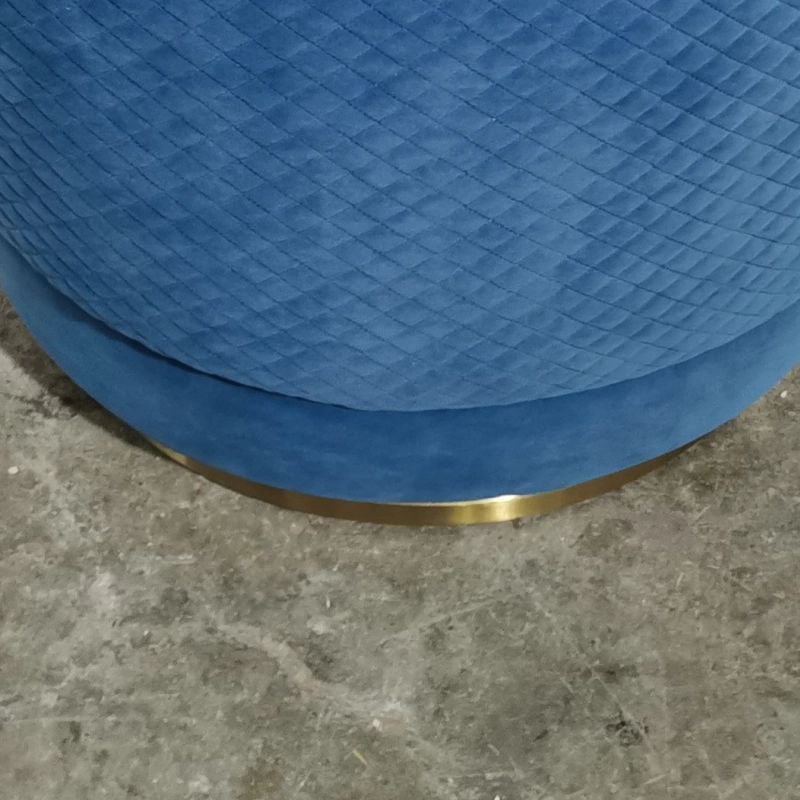 blue single sofa couch