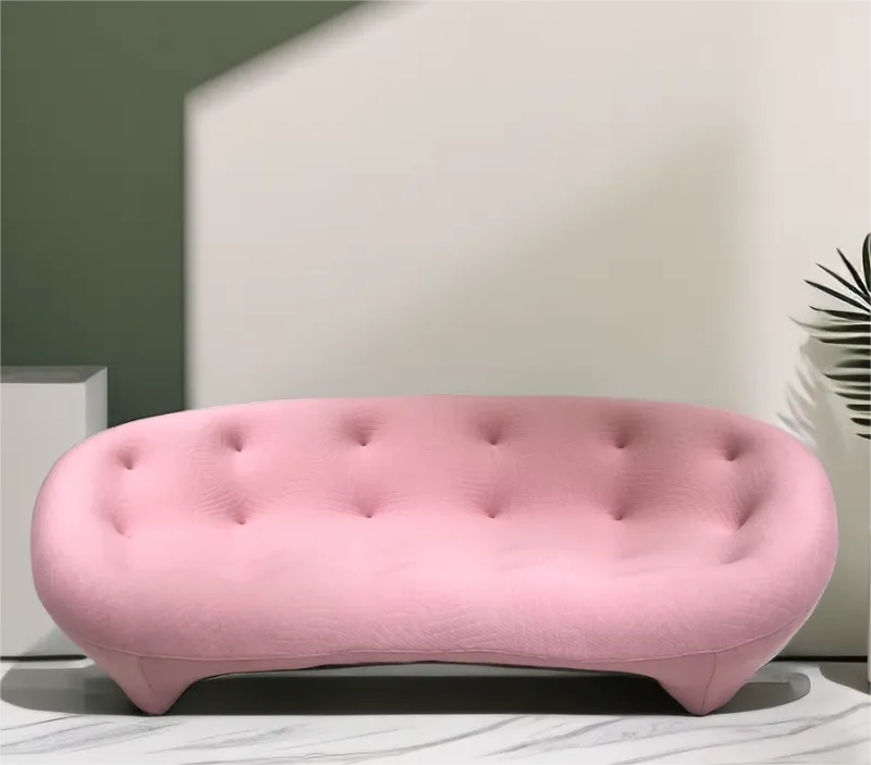 Pink Light Luxury Nordic Creative Design Sofa Beauty Living Room couch