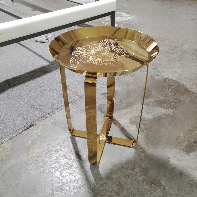 gold coffee table