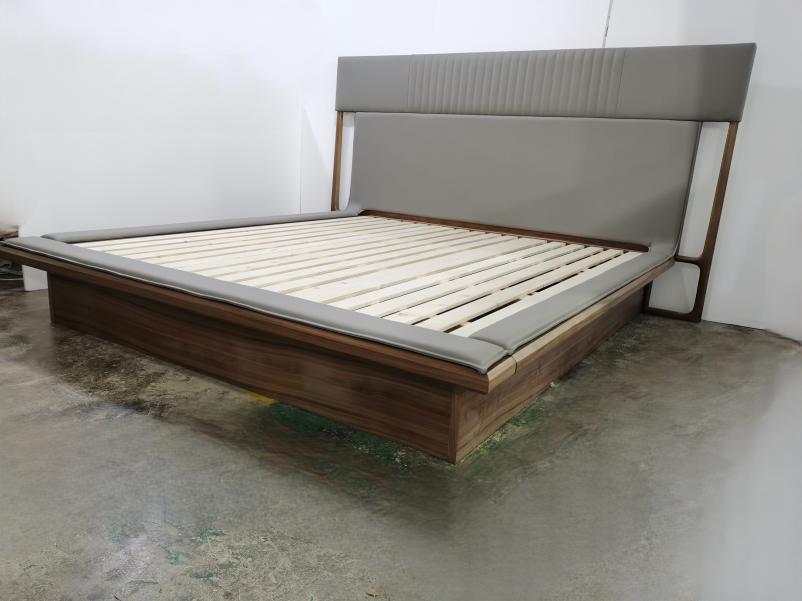 solid wood bed