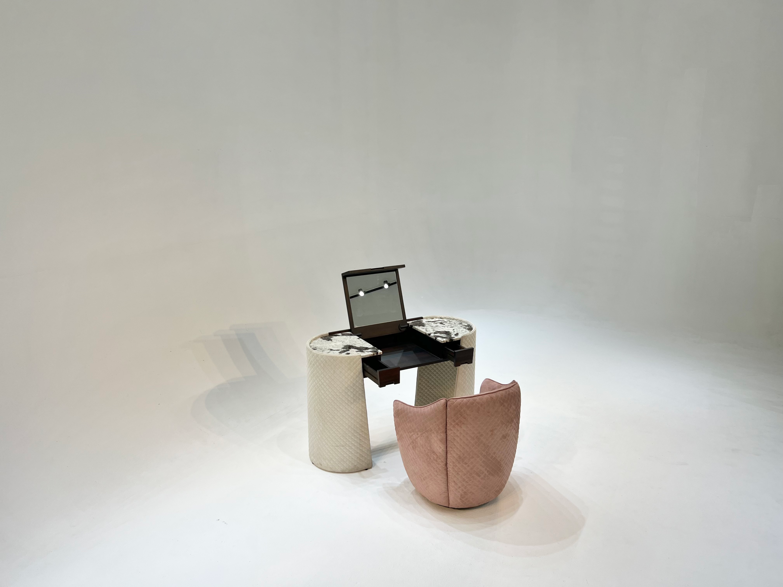 Middle East villa modern marble countertop dressing table set - Image 3