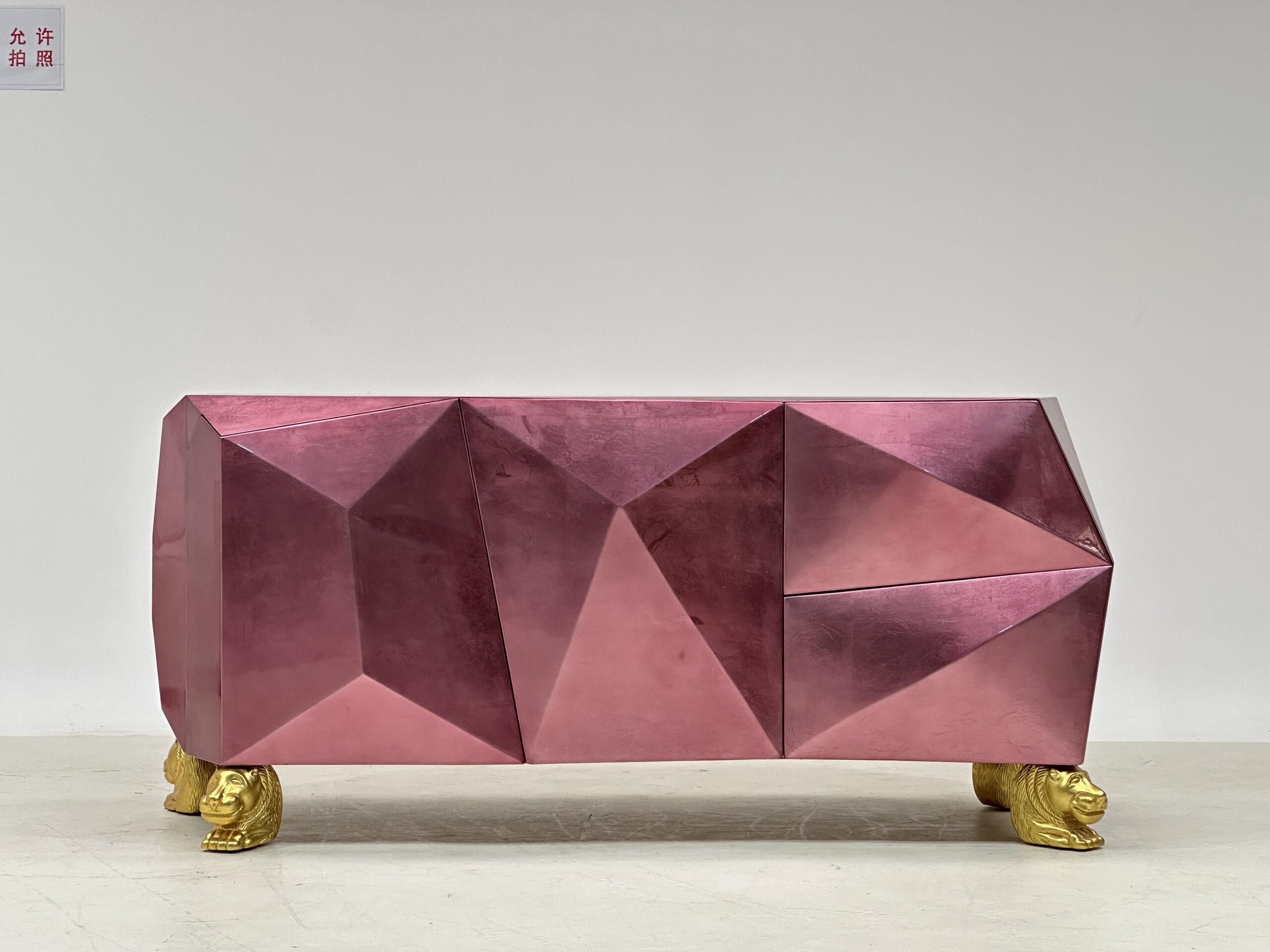 Middle East villa restaurant luxury 3d geometric modeling Sideboard - Image 7
