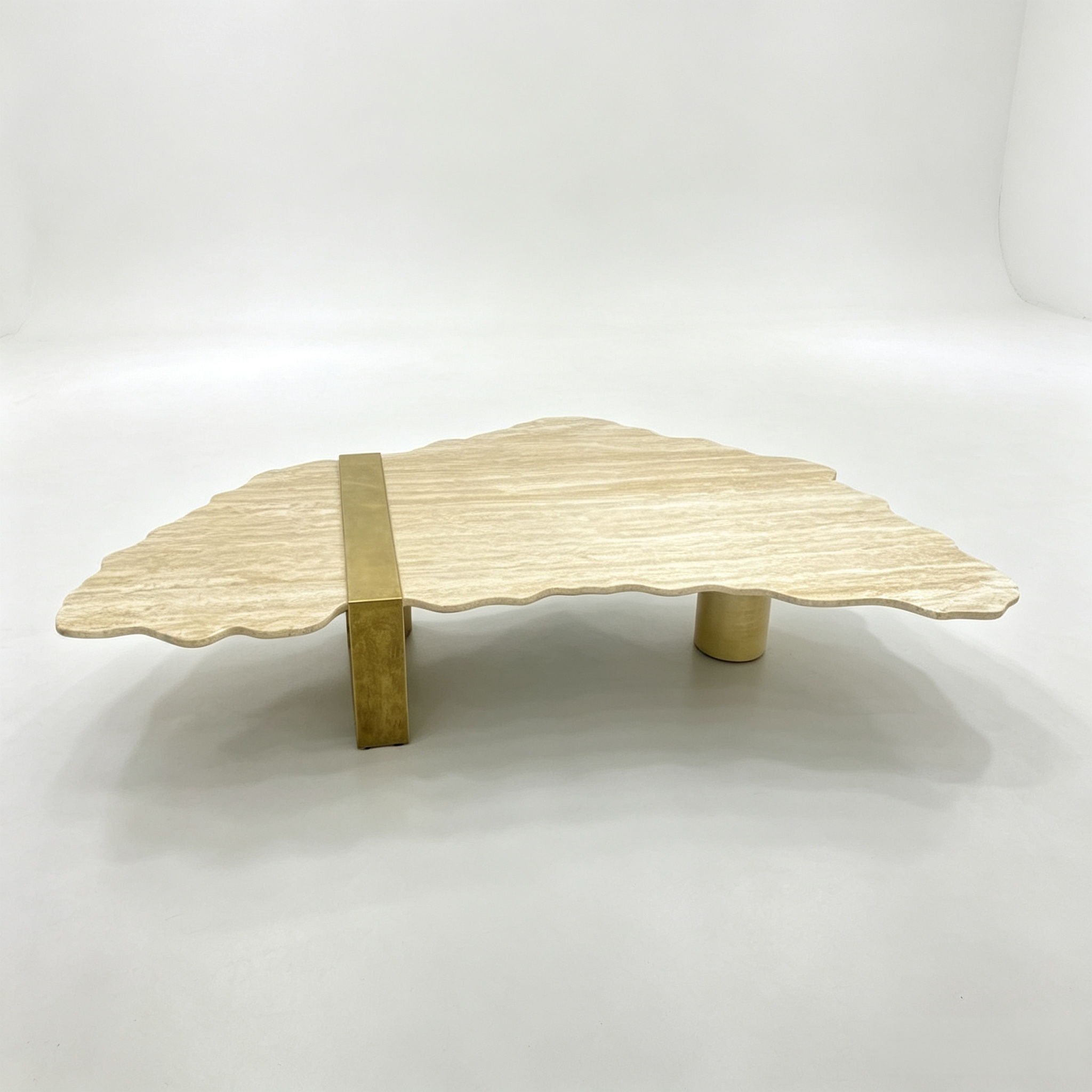 Unique irregular natural travertine coffee table of Middle Eastern villa - Image 7